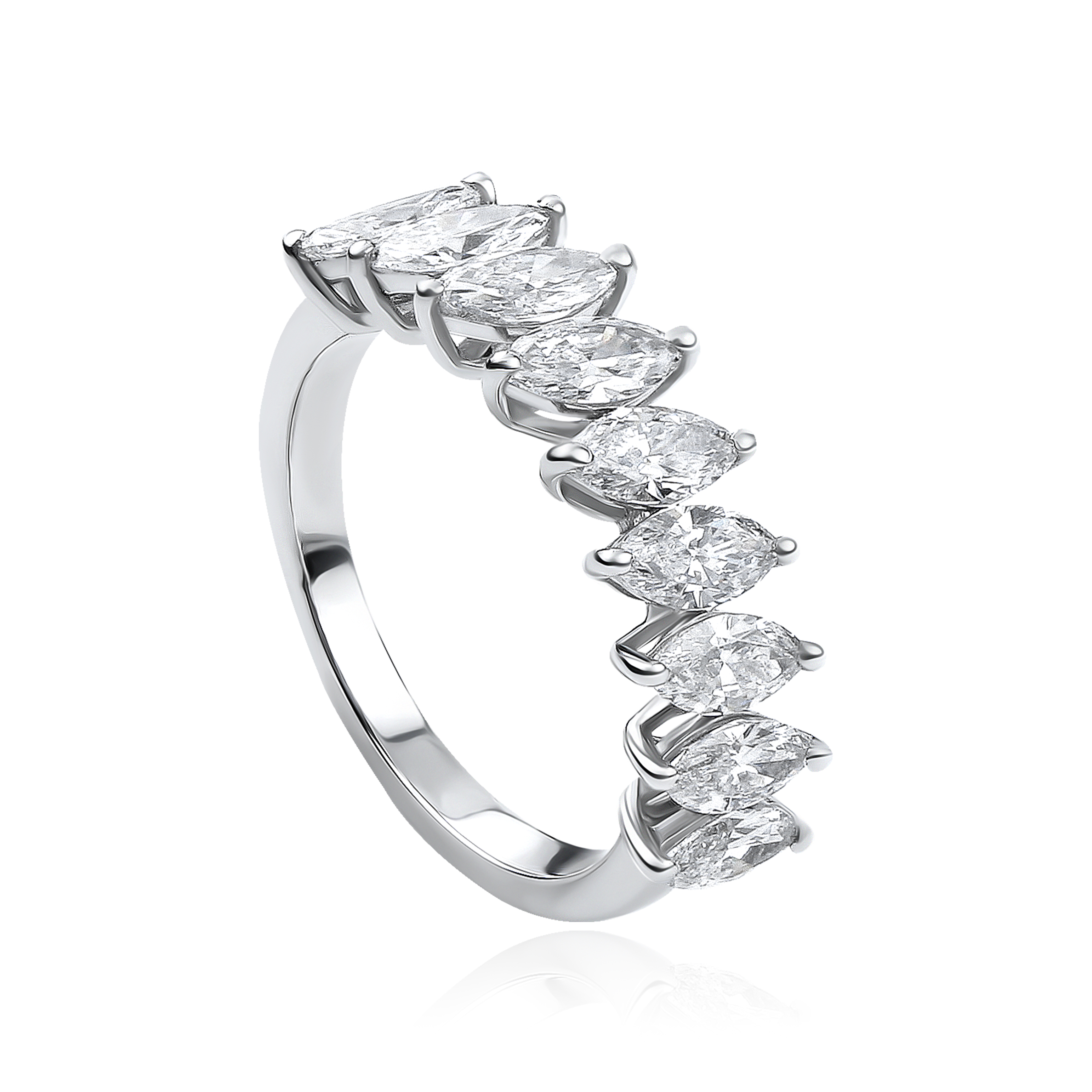 1.82ct Marquise Lab Diamond Ring